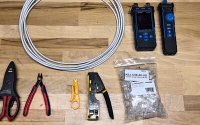 Jak nakrimpovat RJ45 konektor na UTP kabel